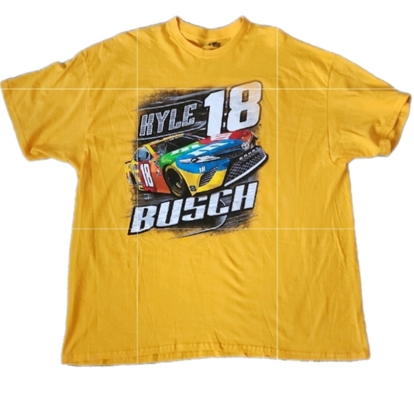M&M'S Other - M&M Kyle Busch #18 Yellow Graphic T-Shirt